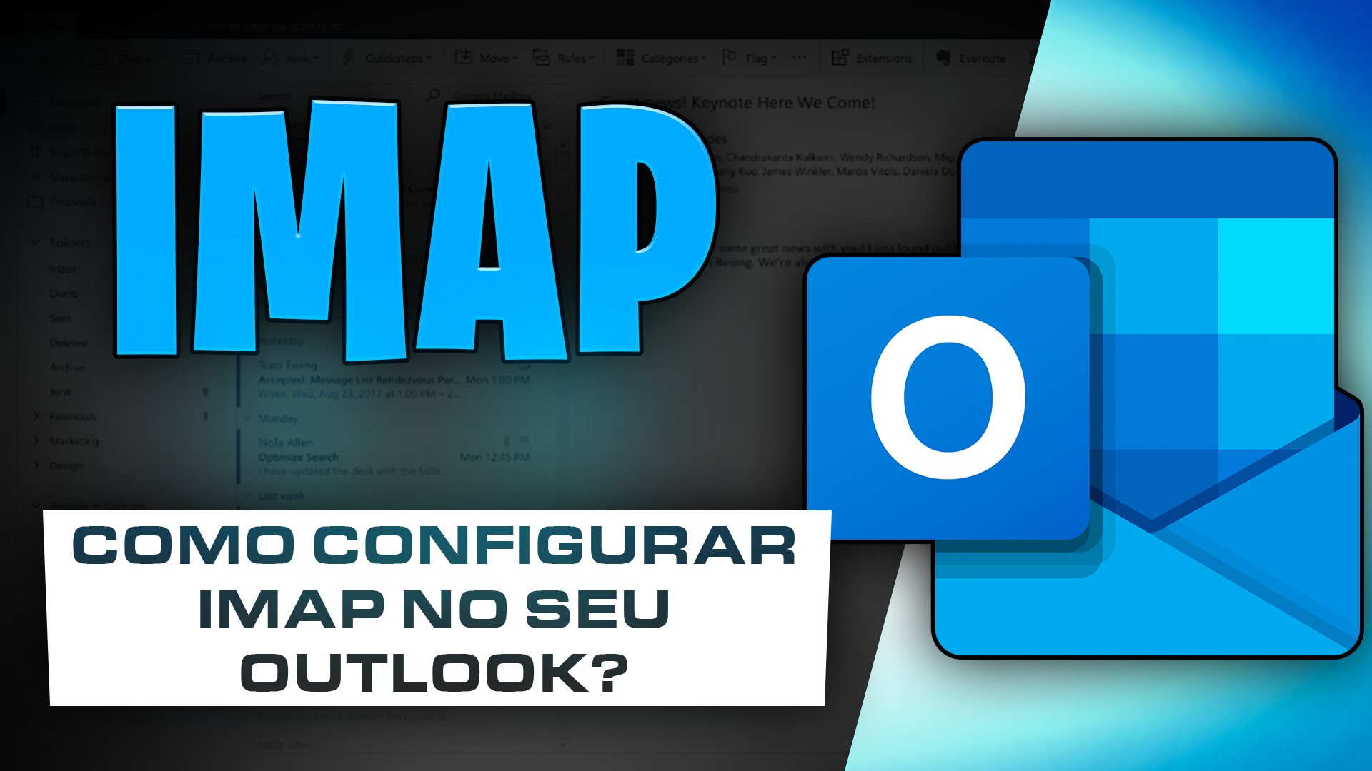[COMO CONFIGURAR E-MAIL IMAP NO OUTLOOK?]