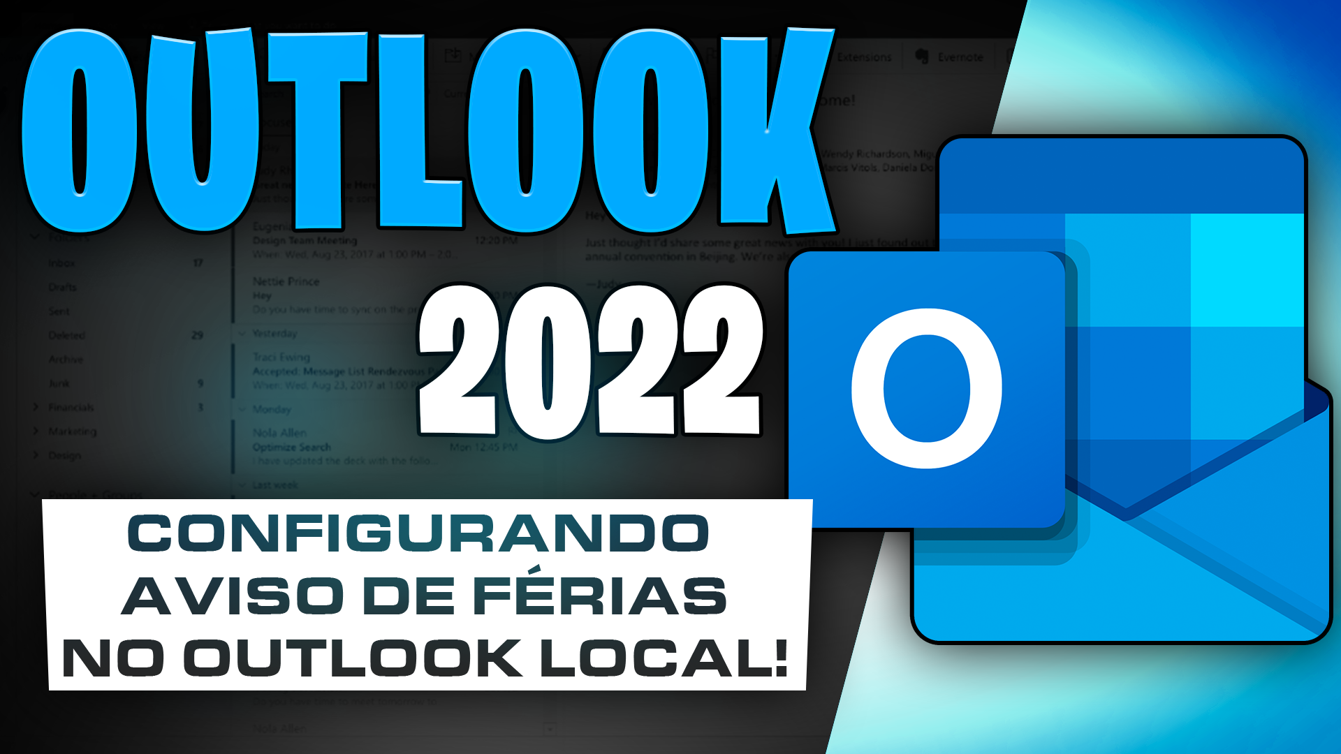 [COMO CONFIGURAR MENSAGENS DE FÉRIAS NO OUTLOOK LOCAL?]