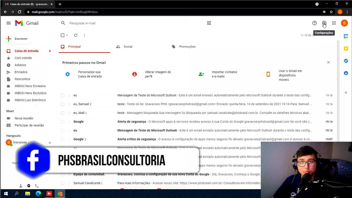 COMO CONFIGURAR SUA ASSINATURA NO GMAIL?