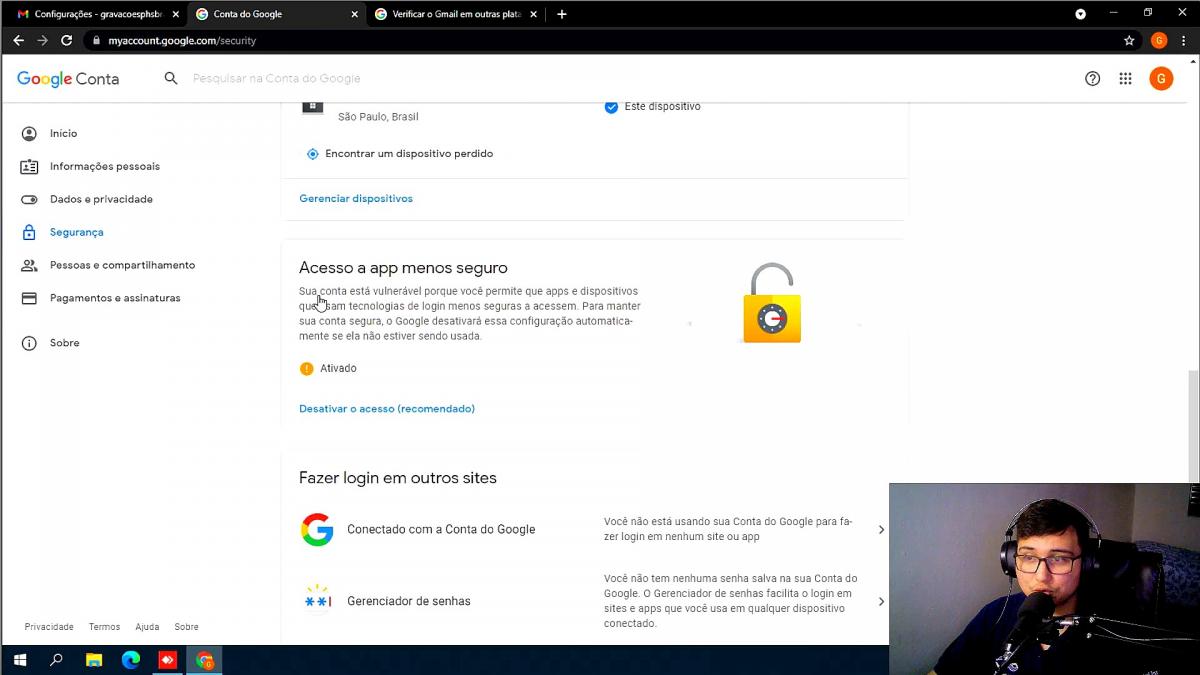 COMO CONFIGURAR EMAIL POP?