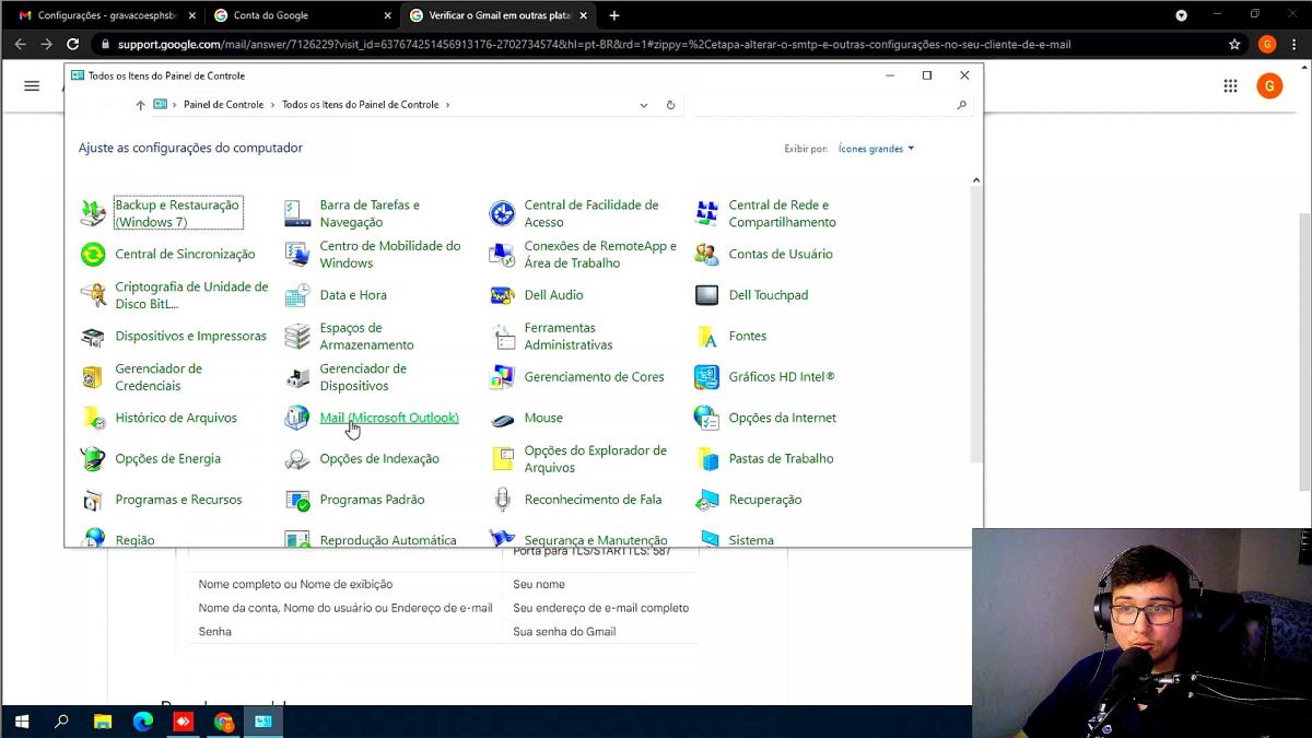 COMO CONFIGURAR EMAIL POP?