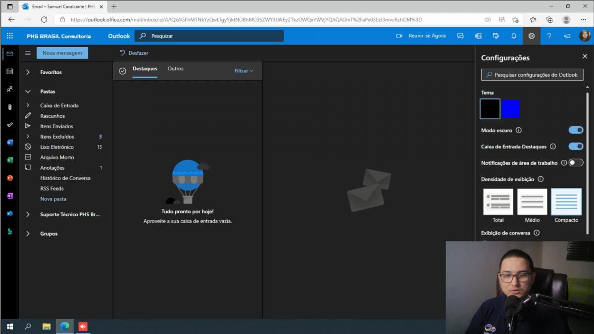 COMO FAZER O REDIRECIONAMENTO DE MENSAGENS NO OUTLOOK?