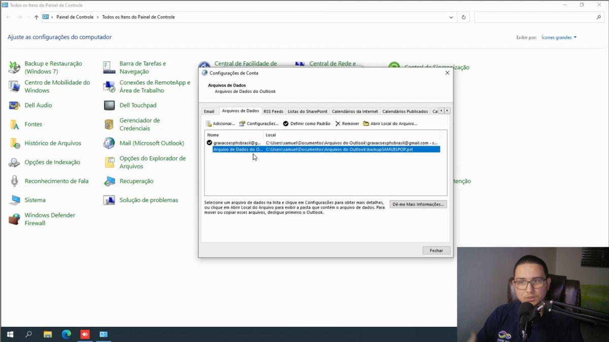 COMO IMPORTAR UM ARQUIVO PST NO MICROSOFT OUTLOOK?