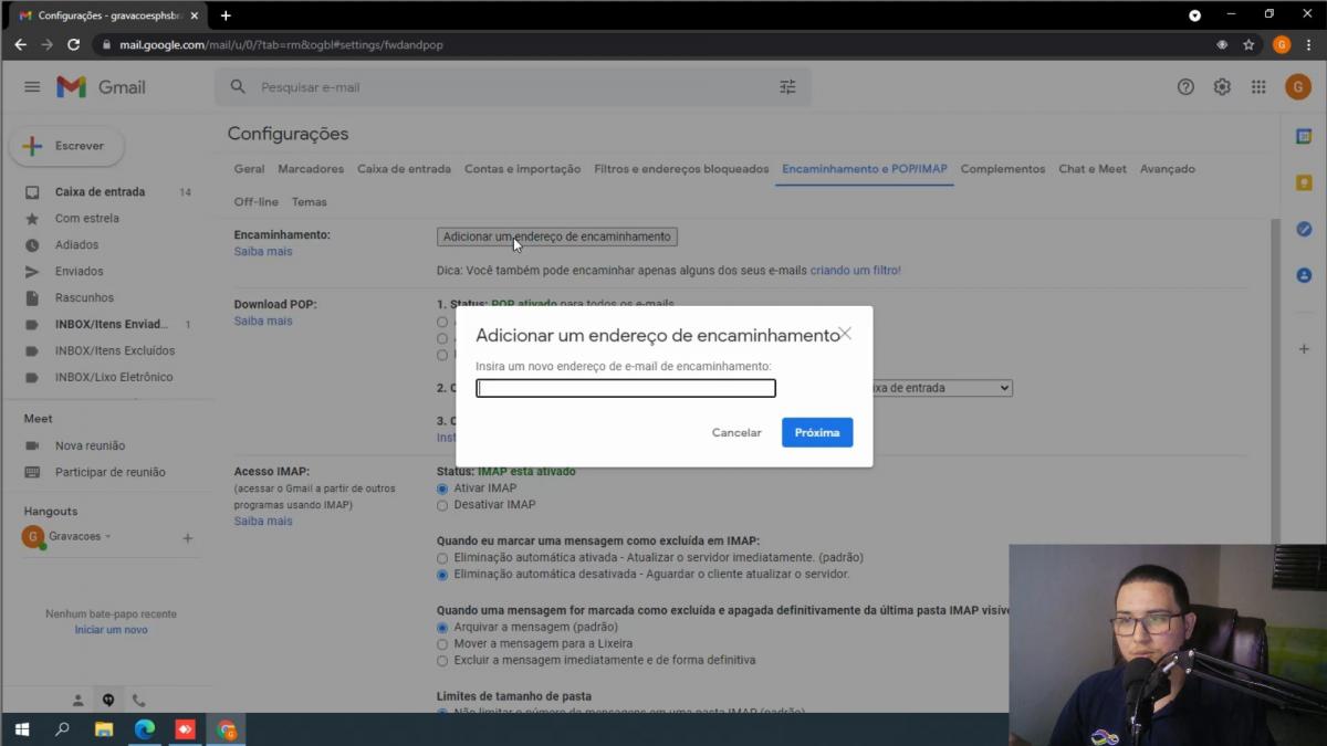 COMO FAZER REDIRECIONAMENTOS DE E-MAILS NO GMAIL?